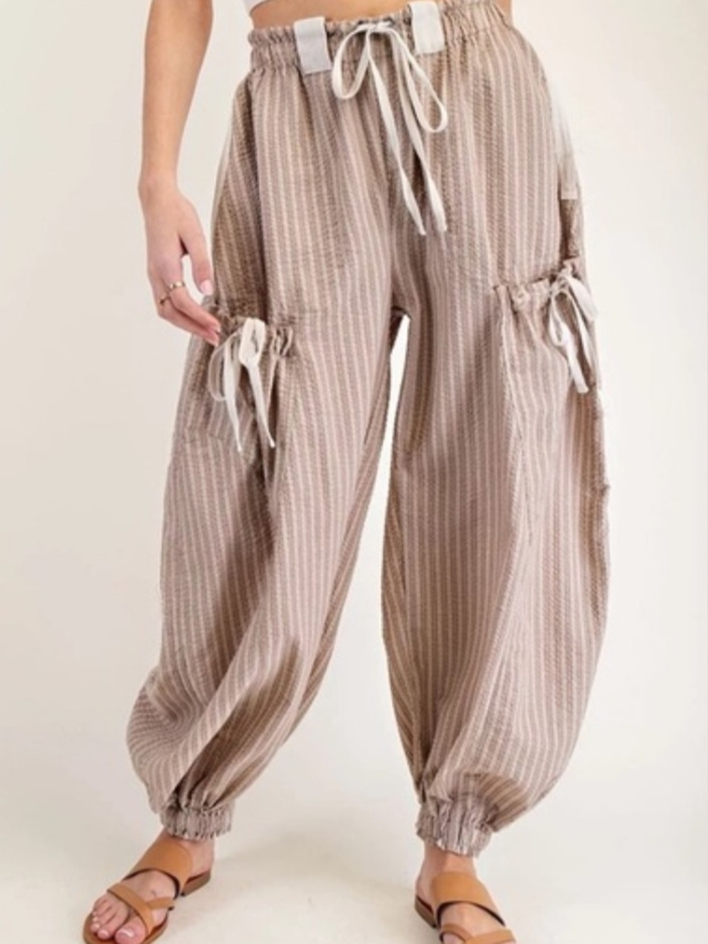 Eesome Coco Stripe Jogger Pants